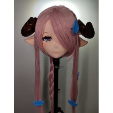 (NFD04)Customize Handmade Crossdress Full Head Female/Girl Resin Japanese Cartoon Character Animego Cosplay Kigurumi Mask (NFD04)Customize Handmade Crossdress Full Head Female/Girl Resin Japanese Cartoon Character Animego Cosplay Kigurumi Mask